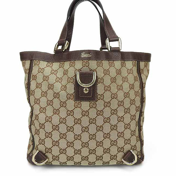 Gucci Gucci GG Canvas Leather Handbag 130739 Canvas Handbag 130739 - Picture 7 of 7